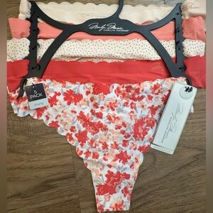 Floral and Polka Dot Bralette Set